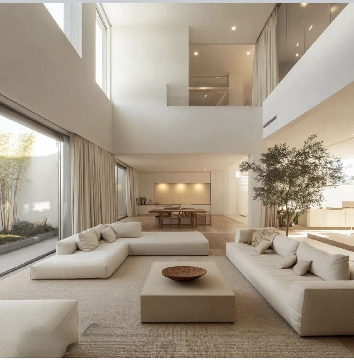 Modern clean home interior